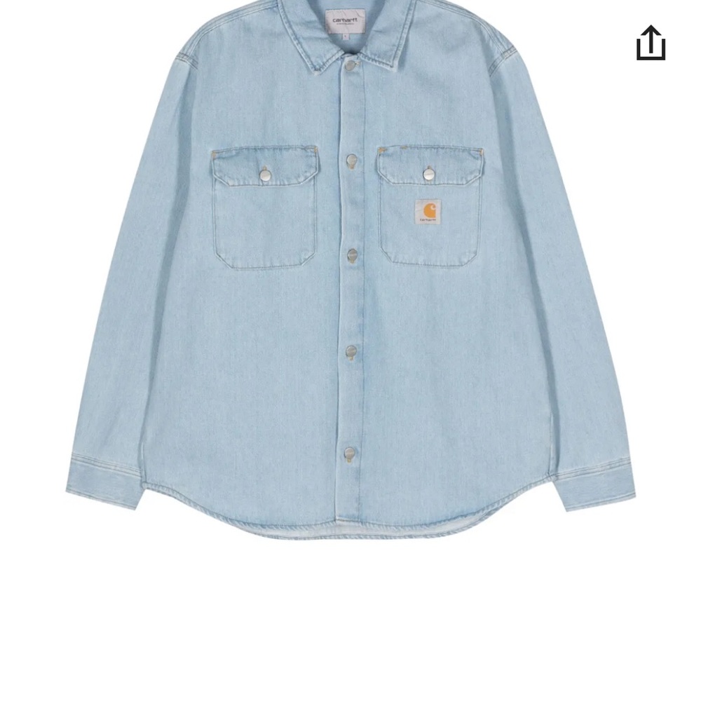Carhartt Light Blue Shirt Jacket